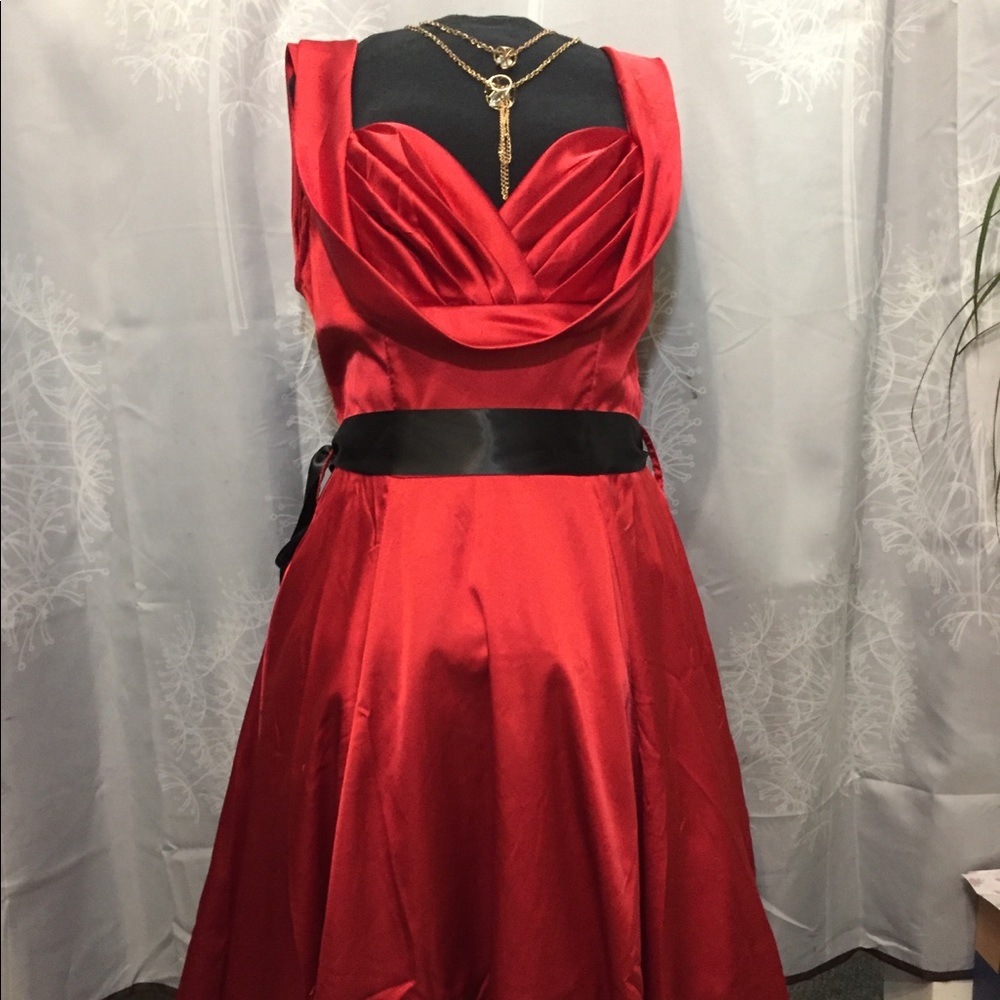 Vintage Style, Red Dress